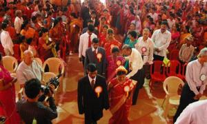 Mass marriage held at Rosario Cathedral in Mangalore